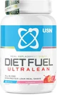 USN Meal Replacement Shake Коктейль для замены питания DietFuel UltraLean с клубничным вкусом 1 кг