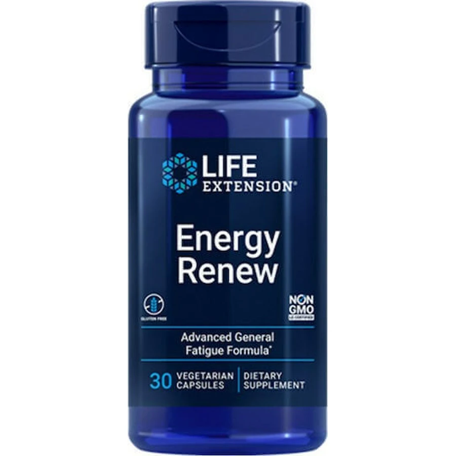 Life Extension Energy Renew Special Dietary Supplement 30 растительных капсул: цены и характеристики