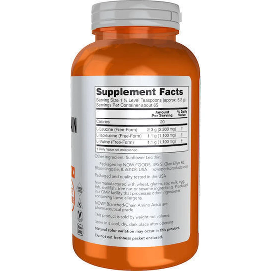 Now Foods Амінокислота з розгалуженим ланцюгом 340г без смаку: ціни та характеристики