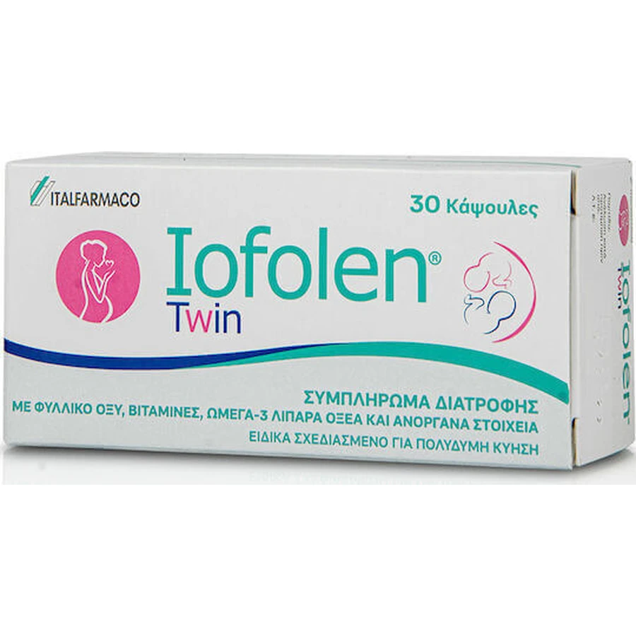 Italfarmaco Iofolen Twin Pregnancy Supplement 30 caps: цены и характеристики