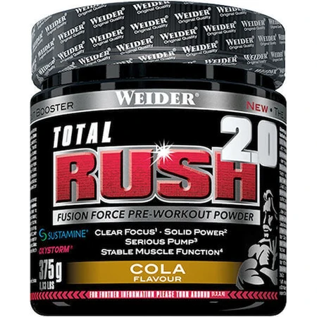 Weider Total Rush 2.0 Pre Workout Supplement 375gr Cranberry: цены и характеристики