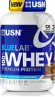USN BlueLab 100% Whey Whey Protein Premium сывороточный протеин со вкусом шоколадной карамели 2 кг