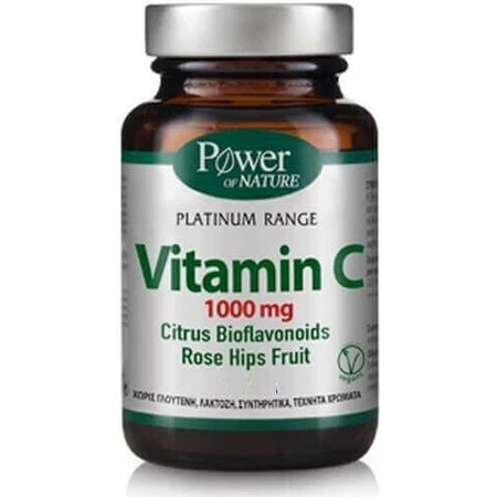 Power Of Nature Platinum Range Vitamin C Витамин C Цитрусовые биофлавоноиды плодов шиповника для укрепления иммунной системы, кожи и антиоксидантного действия 1000 мг 30 таблеток: цены и характеристики