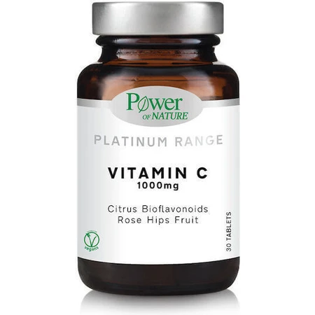Power Of Nature Platinum Range Vitamin C Витамин C Цитрусовые биофлавоноиды плодов шиповника для укрепления иммунной системы, кожи и антиоксидантного действия 1000 мг 30 таблеток: цены и характеристики