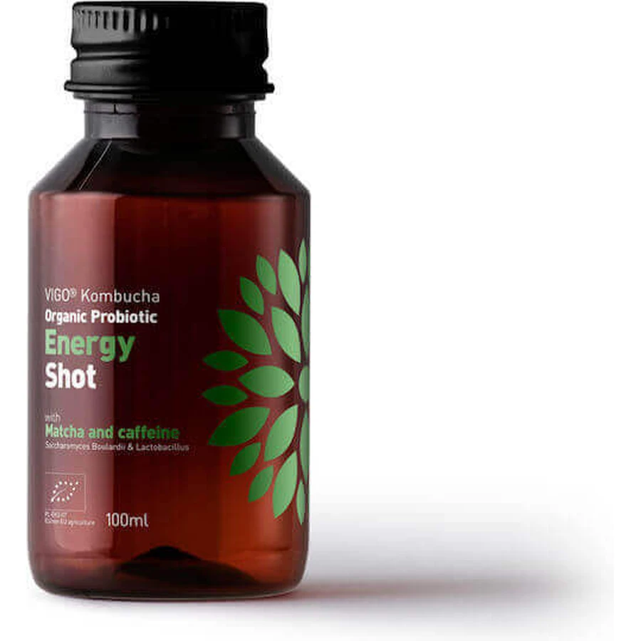 Vigo Kombucha Energy Shot Матча та кофеїн 100мл: ціни та характеристики