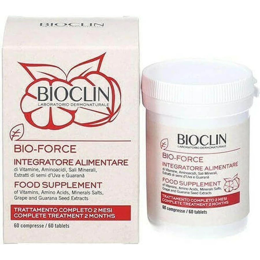Спеціальна харчова добавка Bioclin Bio-Force Bio-Force 60 таб.: ціни та характеристики