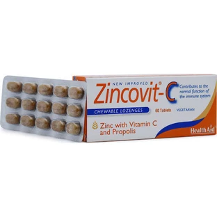 Health Aid Zincovit-C Добавка для зміцнення імунної системи 60 таб.