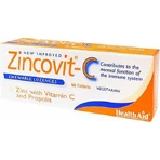Health Aid Zincovit-C Добавка для зміцнення імунної системи 60 таб.: ціни та характеристики