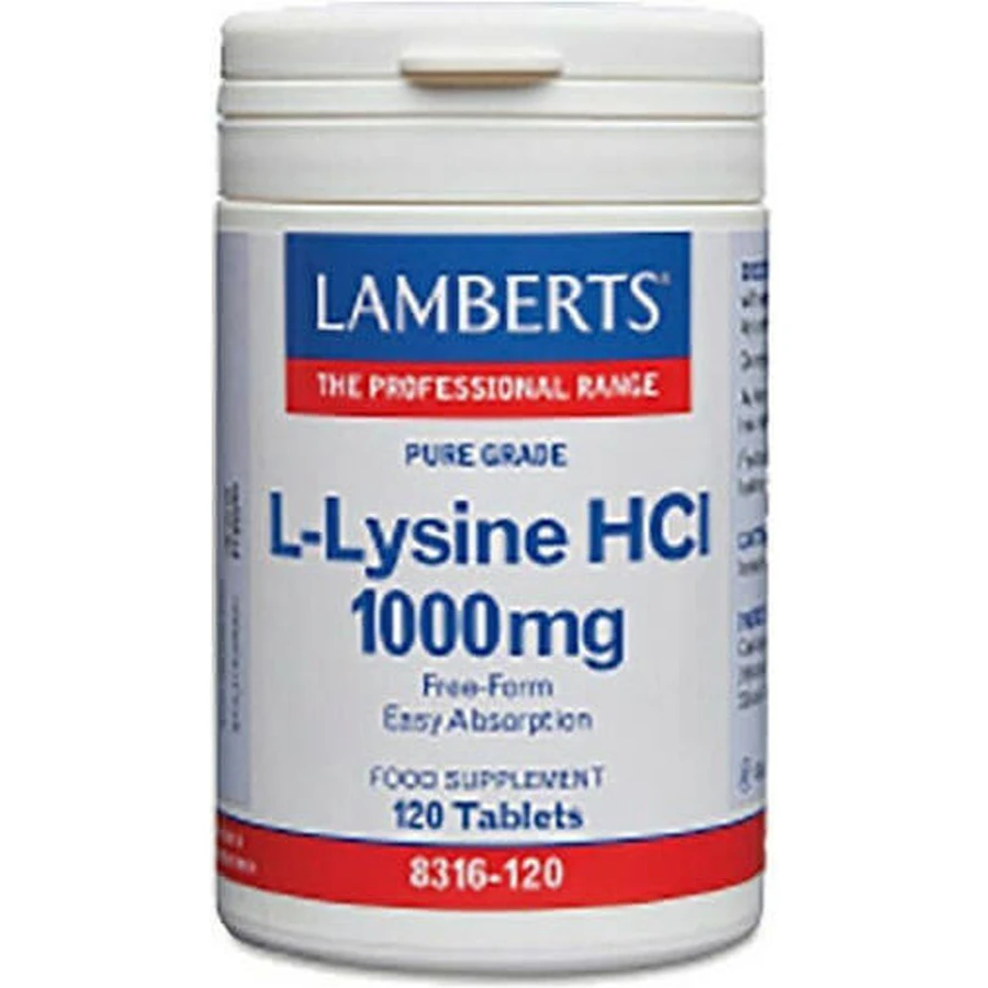 Ламбертс L-Lysine HCL 1000 мг 120 таблеток: цены и характеристики