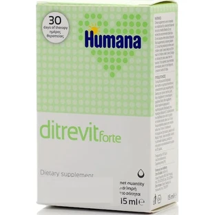 Мультивітамінний полівітамінний препарат Humana Ditrevit Forte Вітамін D3 та ДГК для здоров'я овець