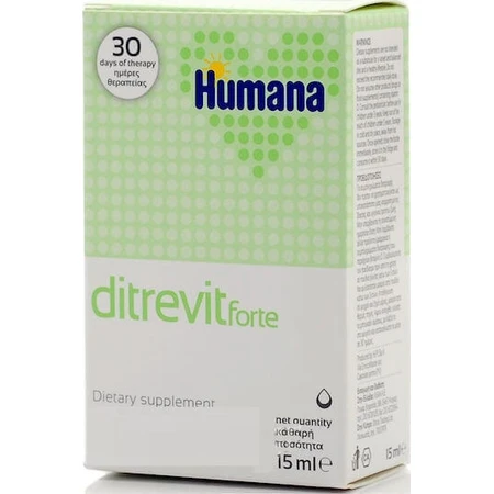 Мультивітамінний полівітамінний препарат Humana Ditrevit Forte Вітамін D3 та ДГК для здоров'я овець: ціни та характеристики