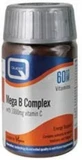 Quest Mega B Complex with 1000mg Vitamin C Витамин для энергии, поддержки иммунной и нервной систем 1000mg 60 Tablets