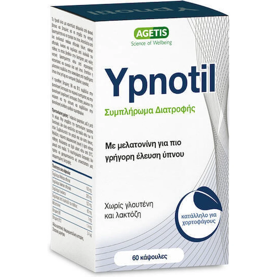 Agetis Ypnotil Sleep Supplement 60 caps: цены и характеристики