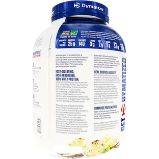 Dymatize Elite 100% сироватковий протеїн Dymatize Elite 100% сироватковий протеїн без глютену зі смаком шоколадної помадки 2,1 кг