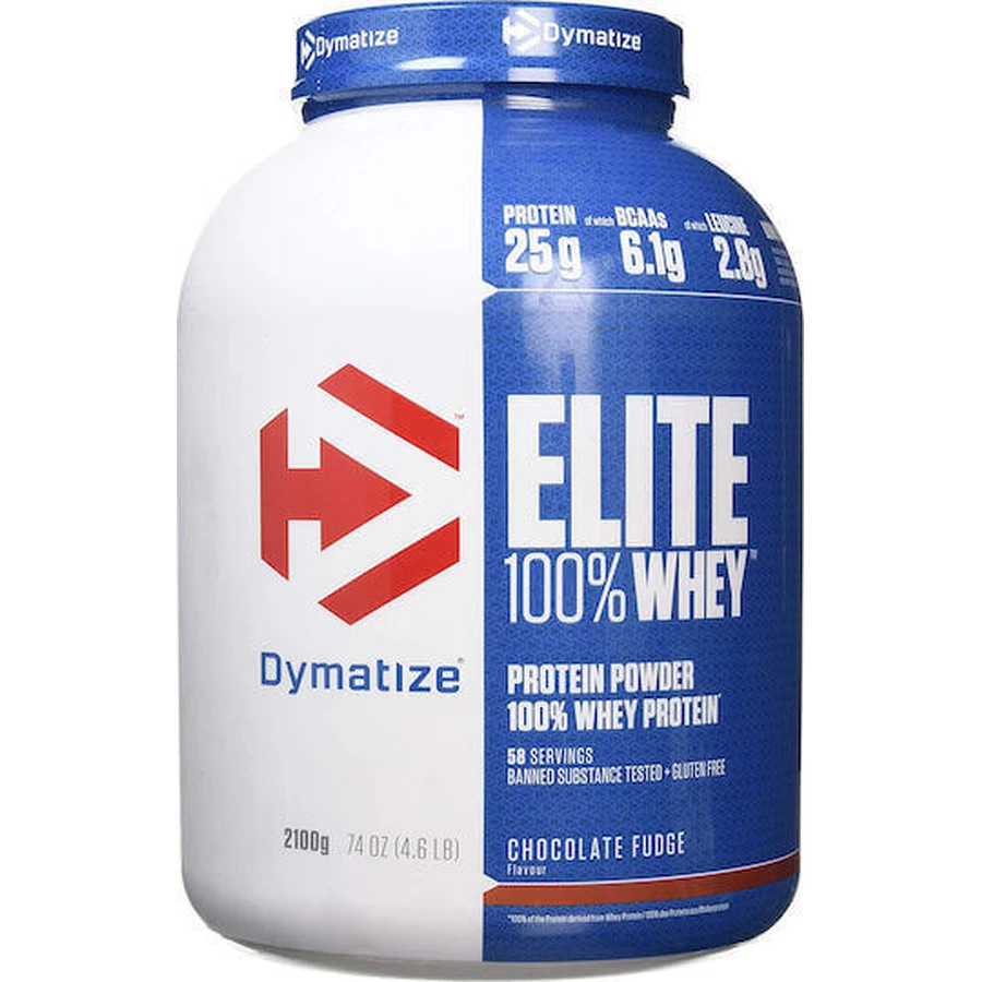 Dymatize Elite 100% сироватковий протеїн Dymatize Elite 100% сироватковий протеїн без глютену зі смаком шоколадної помадки 2,1 кг: ціни та характеристики