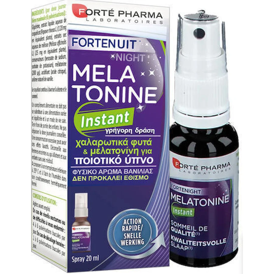 Forte Pharma Fortenight Melatonin 120mg Anxiety & Sleep Supplement 20ml Vanilla: цены и характеристики