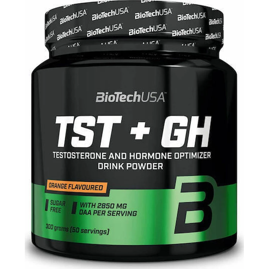 Biotech USA TST + GH Training & Testosterone Boosting Supplement 300gr Orange: цены и характеристики