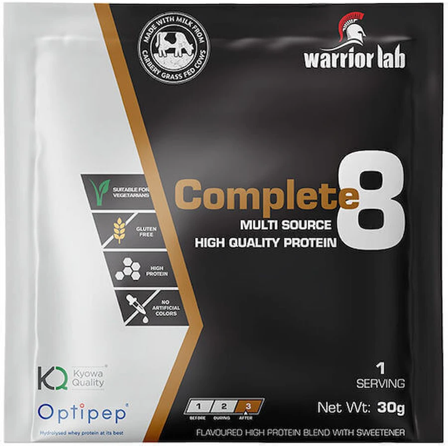 Warrior Lab Complete 8 без глютену зі смаком шоколаду 30гр: ціни та характеристики