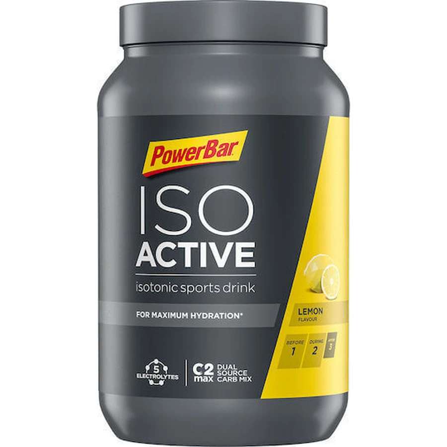 Ізотонічний спортивний напій PowerBar IsoActive Лимон 1320гр: ціни та характеристики