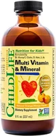 ChildLife Essentials Мультивітамінно-мінеральний полівітамінний мультивітамінний комплекс для енергії, зміцнення імунітету та волосся 14,7 мг апельсинового манго 237мл