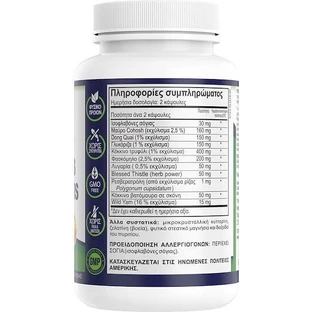 Natural Vitamins Women's Transitions Menopause Supplement 30 caps