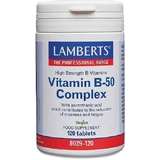 Вітамінний комплекс Lamberts Vitamin B 50 для енергії, волосся та шкіри 50 мг 120 таблеток