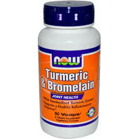 Now Foods Turmeric & Bromelain Special Dietary Supplement 90 растительных капсул: цены и характеристики