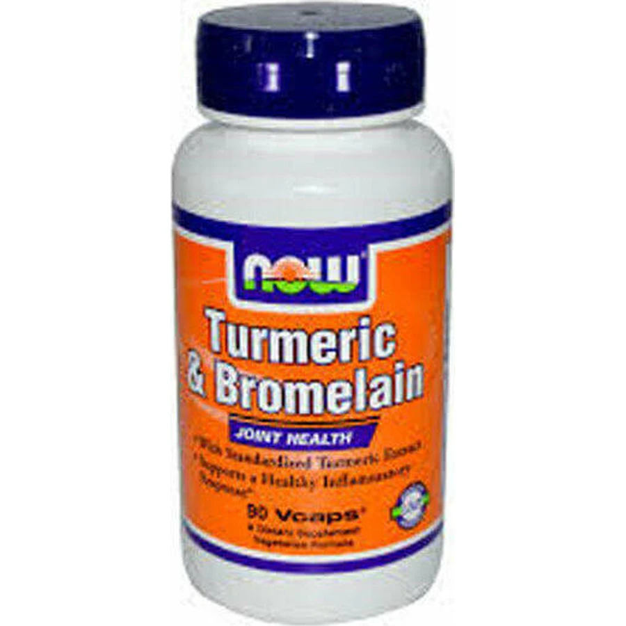 Now Foods Turmeric & Bromelain Special Dietary Supplement 90 растительных капсул: цены и характеристики