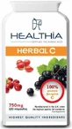 Healthia Herbal-C 750 мг Витамин для поддержки иммунитета, кожи и антиоксидантного действия 750 мг 120 капс