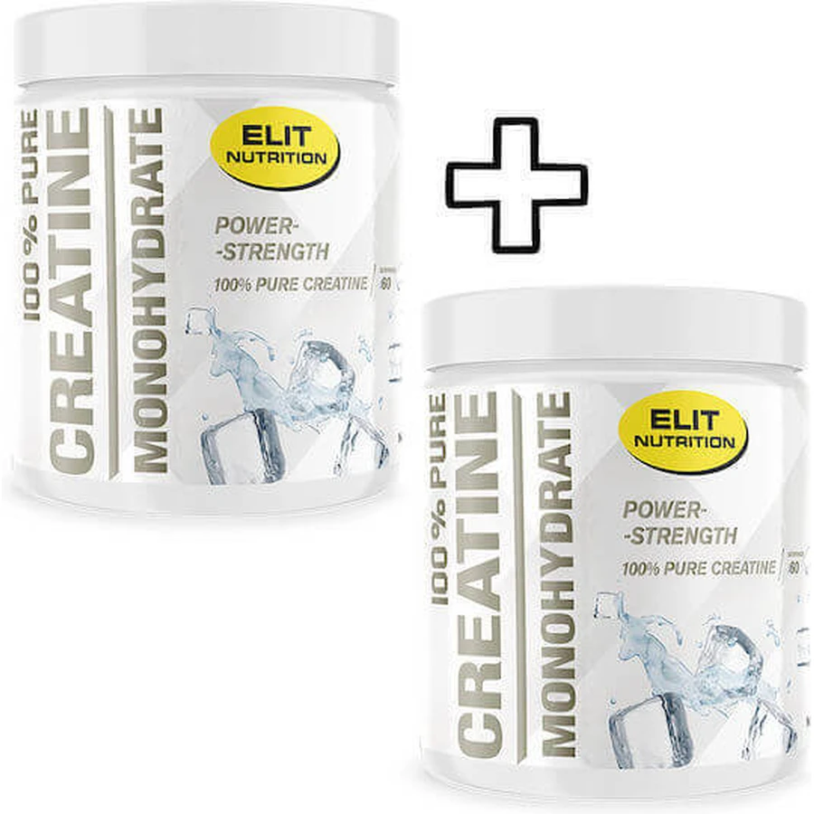 Elit Nutrition Micronised Creatine Monohydrate Micronised 100% Pure 300g Neutral & Elit Nutrition Micronised Creatine Monohydrate Micronised 100% Pure 300g Blueberry Персоналізована упаковка: ціни та характеристики