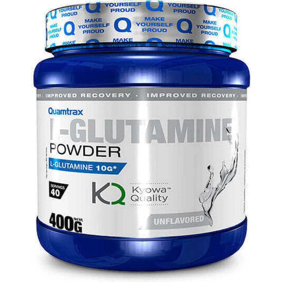Quamtrax Nutrition L-глютамин порошок Kyowa 400 гр неароматизированный: цены и характеристики