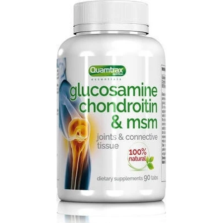 Quamtrax Nutrition Glucosamine Chondroitin & MSM Joint & Bone Health Supplement 90 caps: цены и характеристики