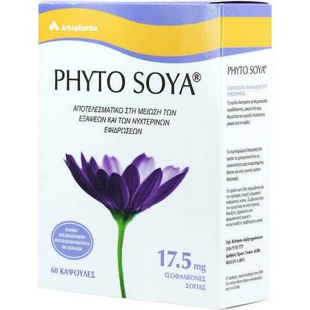 Arkopharma Phyto Phyto Soya 17,5mg 60tabs Menopause Supplement 60 caps: цены и характеристики