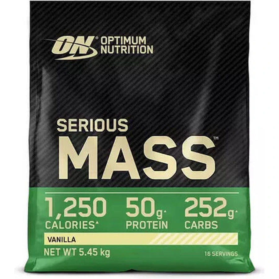 Optimum Nutrition Serious Mass Whey Protein с креатином и ванильным вкусом 5,455 кг: цены и характеристики
