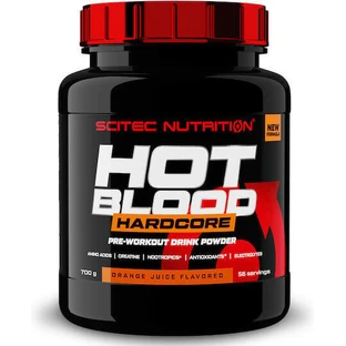 Scitec Nutrition Hot Blood Hardcore Pre Workout Supplement 700gr Orange Juice