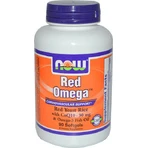 Now Foods Red Omega Червоний дріжджовий рис з CoQ10 30 мг та риб'ячим жиром Омега 3 Риб'ячий жир 90 м'яких гелів без смаку: ціни та характеристики