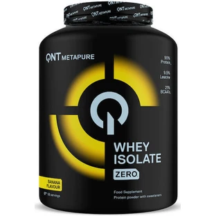 QNT Metapure Zero Carb Whey Isolate Сывороточный протеин со вкусом банана 2 кг