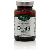 Вітамін D-Vit 3 для зміцнення імунітету та здоров'я яєць Power Of Nature Platinum Range D-Vit 3 2000iu 60 таблеток