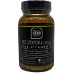 Pharmalead D3 Plus Вітамін К для зміцнення імунної системи та здоров'я я яєць 2000iu 60 рослинних капсул: ціни та характеристики