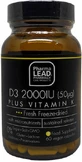 Pharmalead D3 Plus Вітамін К для зміцнення імунної системи та здоров'я я яєць 2000iu 60 рослинних капсул