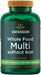 Swanson Whole Food Formula Мультивітамінно-мінеральний полівітамінний комплекс для підвищення енергії та імунітету 90 таблеток