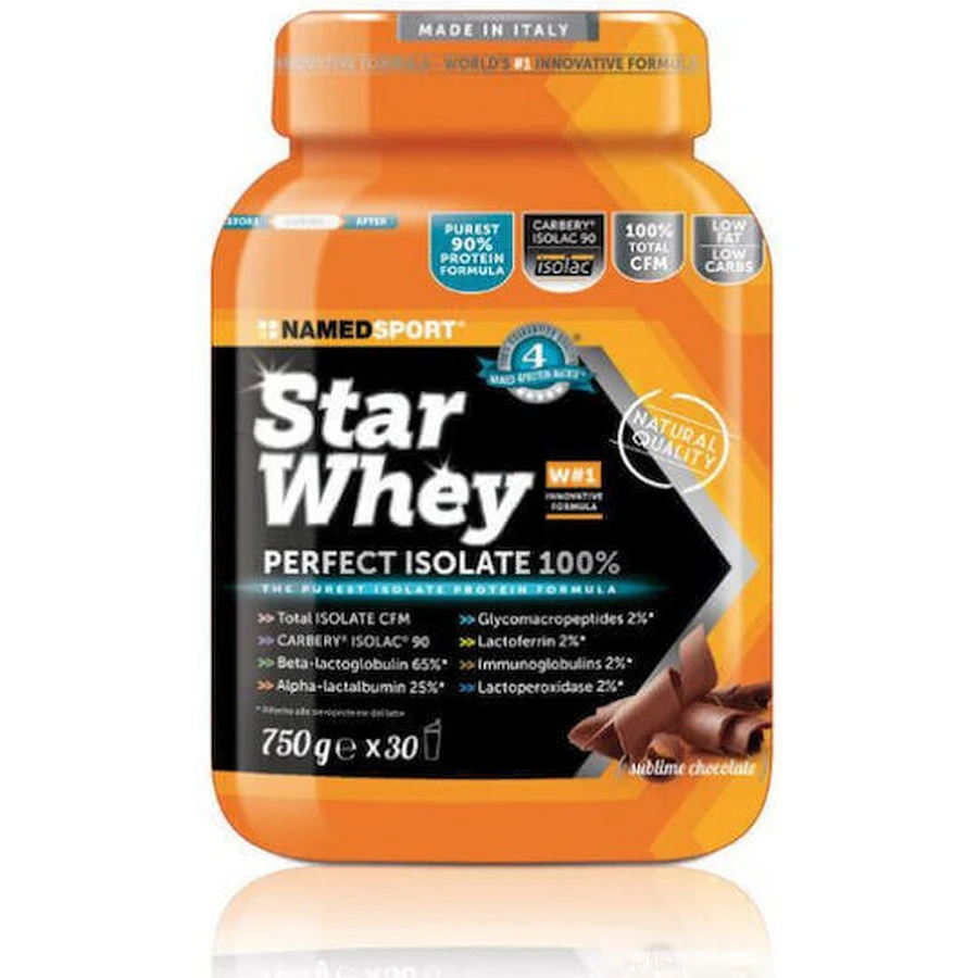 Named Sport Star Whey Сывороточный протеин со вкусом шоколада 750 гр.: цены и характеристики