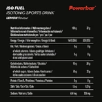 PowerBar Iso Fuel Isotonic Lemon 608гр: цены и характеристики
