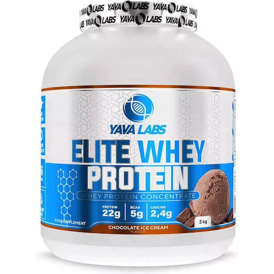 Yava Labs Elite Whey Protein Сывороточный протеин со вкусом шоколадного мороженого 2 кг: цены и характеристики