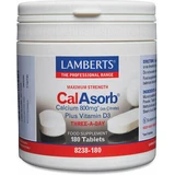 Lamberts CalAsorb Максимально сильний кальцій (у вигляді цитрату) плюс вітамін D3 800 мг 180 таблеток