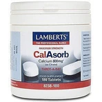 Lamberts CalAsorb Максимально сильний кальцій (у вигляді цитрату) плюс вітамін D3 800 мг 180 таблеток: ціни та характеристики