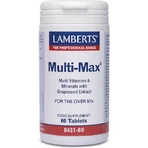 Полівітамінний комплекс Lamberts Multi-Max для підвищення енергії для дорослих 50+ 60 таблеток: ціни та характеристики