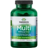 Мультивітамінний комплекс Swanson High Potency Multi без заліза для енергії, зміцнення імунної системи та волосся 120 м'яких гелів
