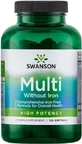 Мультивітамінний комплекс Swanson High Potency Multi без заліза для енергії, зміцнення імунної системи та волосся 120 м'яких гелів