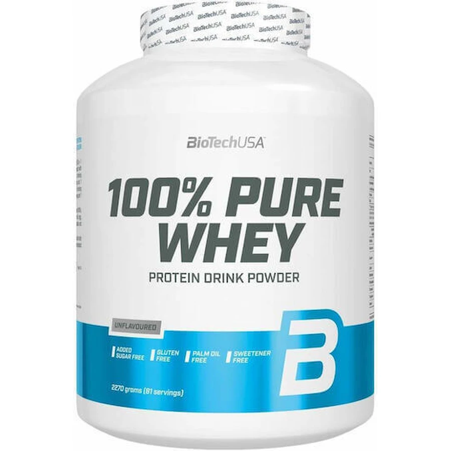Biotech USA 100% Pure Whey Сывороточный протеин без глютена 2,27 кг: цены и характеристики